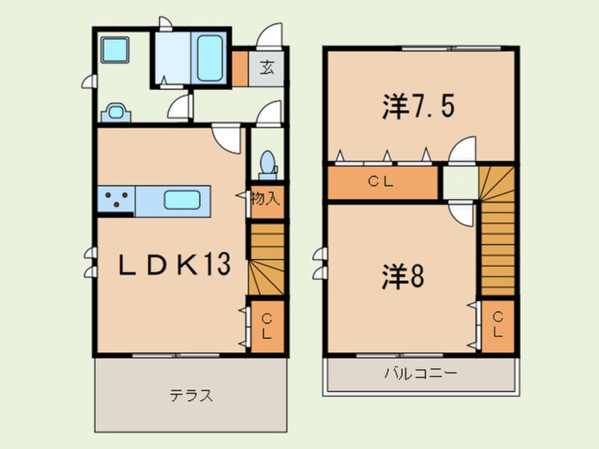 間取図 marvelous西岡本