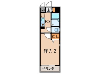 間取図 プレジール甲子園口