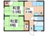 太田マンション 2DKの間取り
