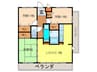 セコイア山本 3LDKの間取り