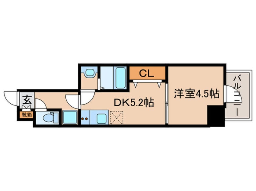 間取図 ｴｽﾃﾑｺｰﾄ京都ｽﾃｰｼｮﾝⅡ(903)