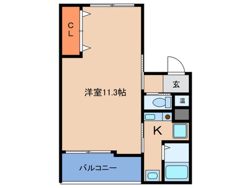 間取図 エトワ－ル西天満