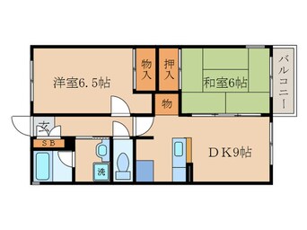 間取図 ツインクルコート桂Ⅰ