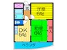 新京阪ビル 2DKの間取り