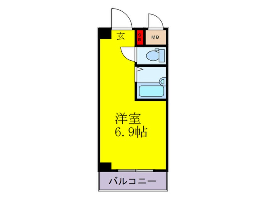 間取図 アンサンブル梅田