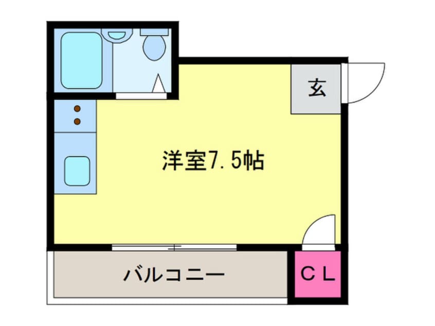 間取図 すずらんハイツ河北