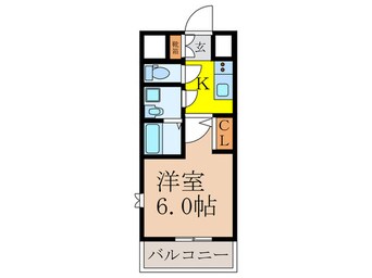 間取図 ｴｽﾘｰﾄﾞﾚｼﾞﾃﾞﾝｽ新大阪ﾌﾟﾗｲﾑ