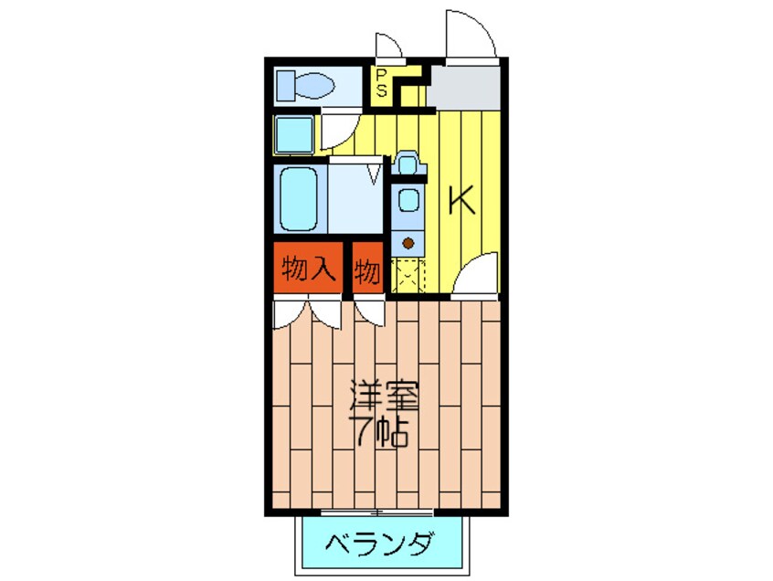 間取図 プレジ－ル鶴見