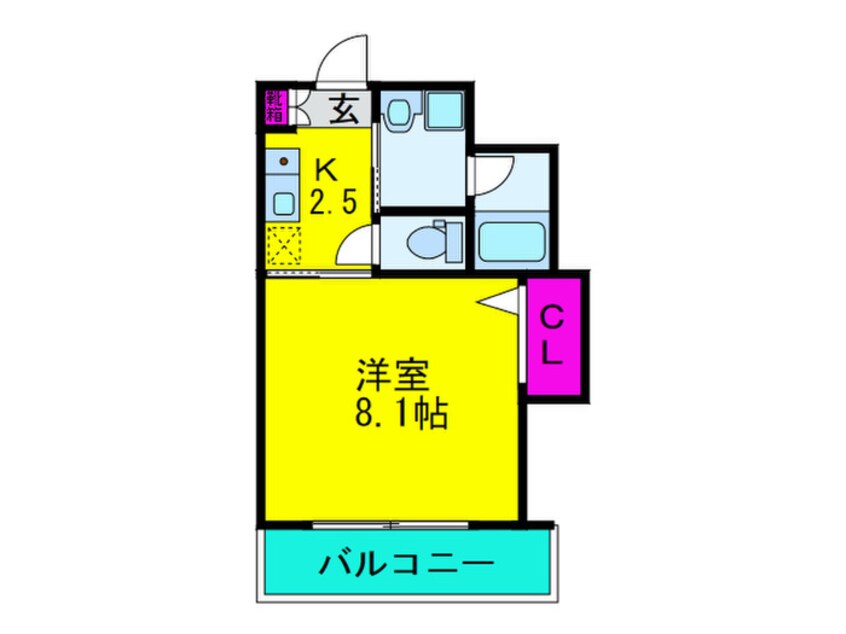 間取図 エム・ステージ矢田