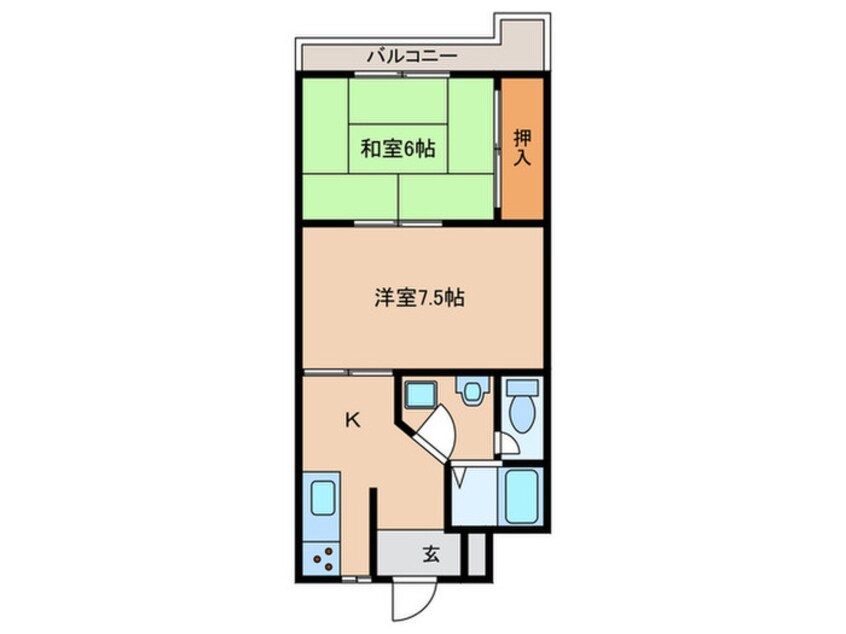 間取図 フェスタ待兼山