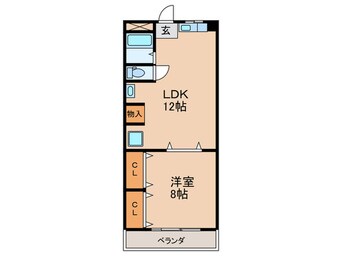 間取図 大和田コ－ポ