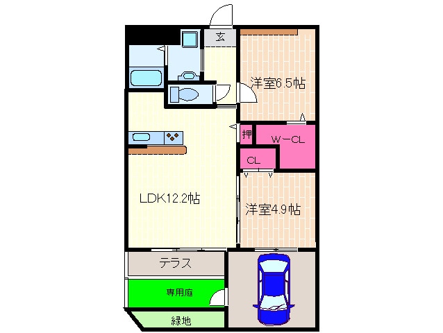 間取り図 モラ－ダ