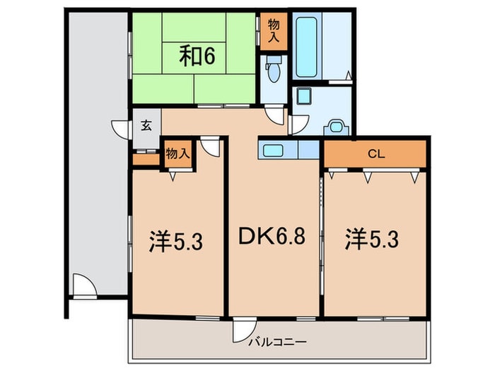 間取り図 弥生マンション