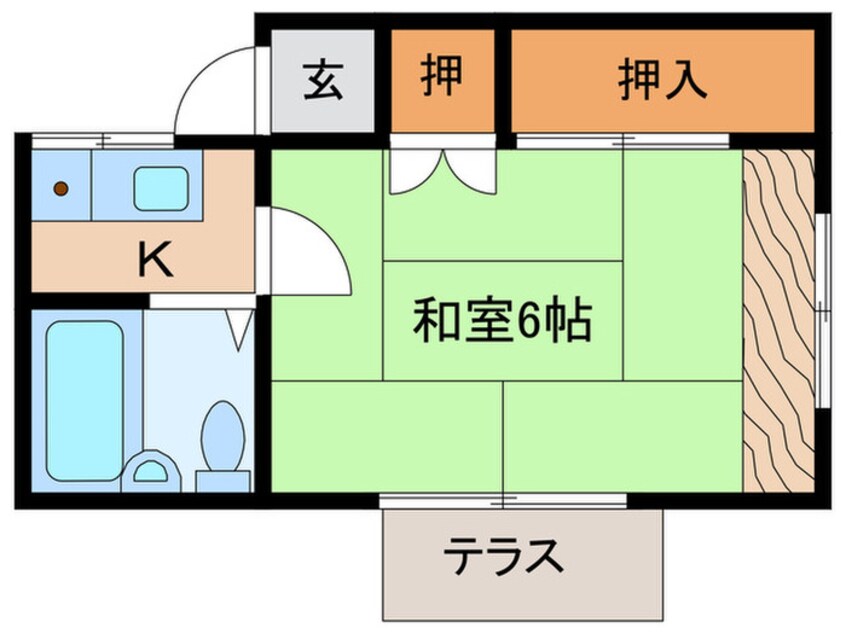 間取図 グリーンしが