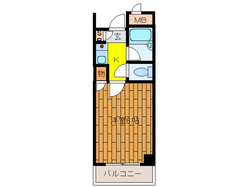 間取図 ドミ－ル小松里