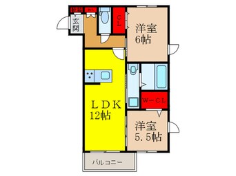 間取図 カーサデパピー