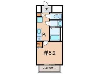 間取図 シロハイヌ尼崎中央