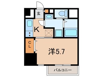 間取図 シロハイヌ尼崎中央