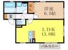 ウィステリア茨木 1LDKの間取り