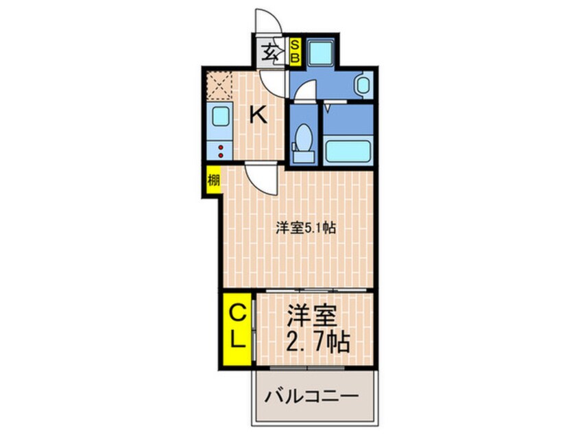 間取図 セレニテ神戸西クレア