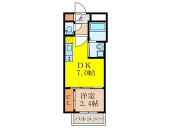 間取図 ｾﾚﾆﾃ西中島アリア弐番館