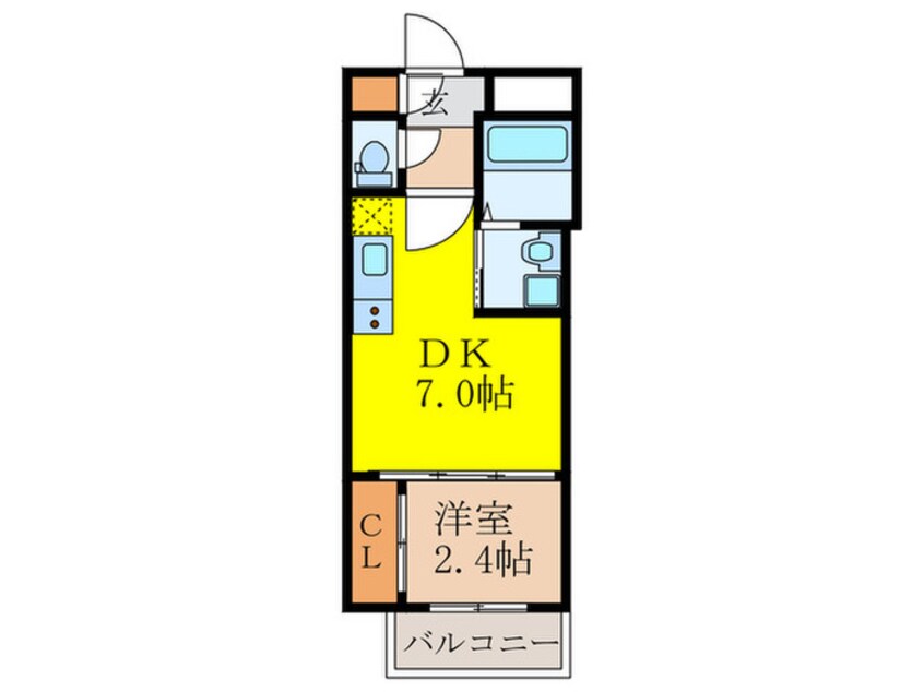 間取図 ｾﾚﾆﾃ西中島アリア弐番館
