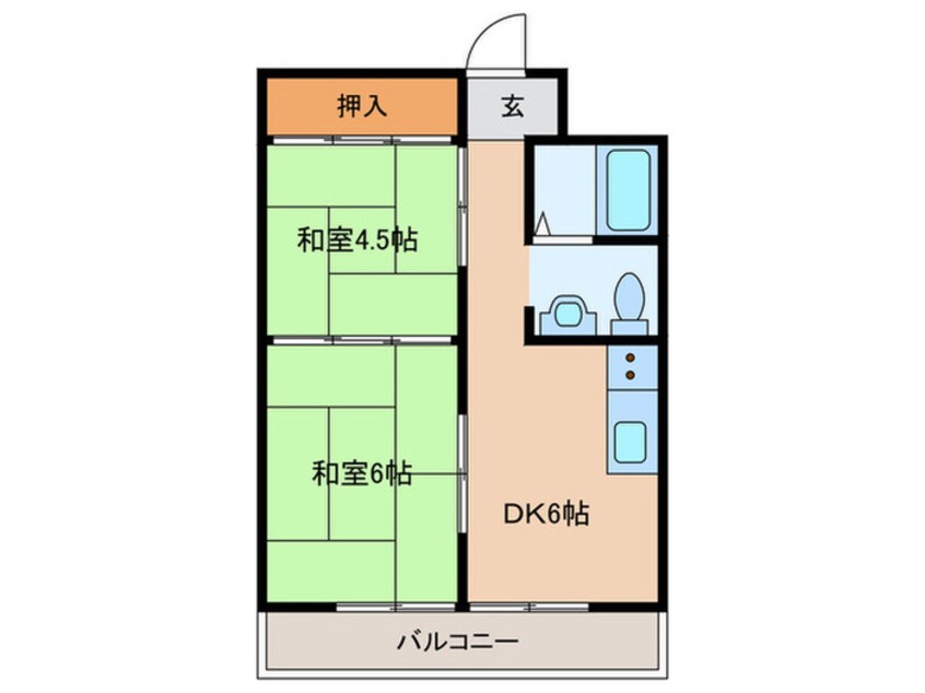 間取図 前林ビル南棟