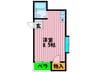 協和グリ－ンマンション 1Rの間取り