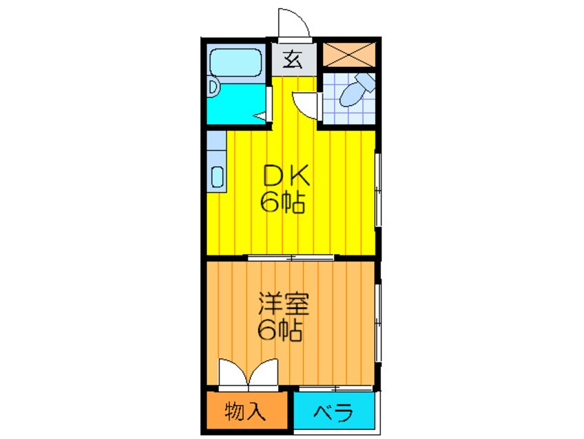 間取図 コスモＢＯＸ２