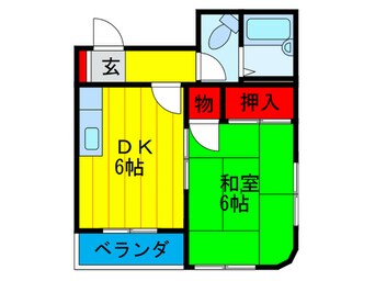 間取図 コスモＢＯＸ２