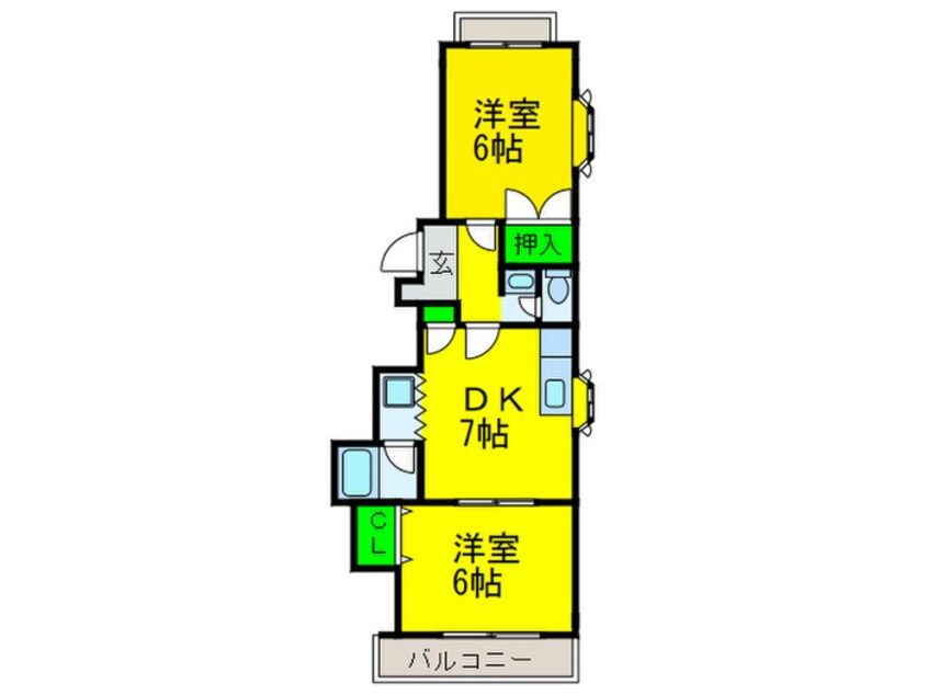 間取図 パークランド二宮