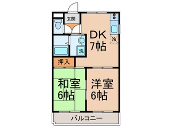 間取図 ロイヤルシャト－３