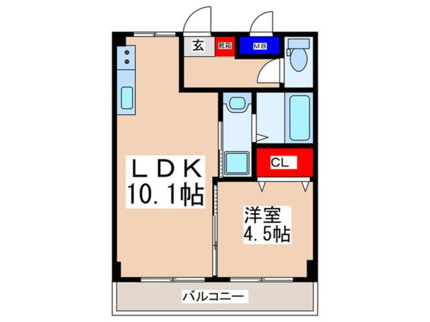 間取図 コ－エイ・ハイツ