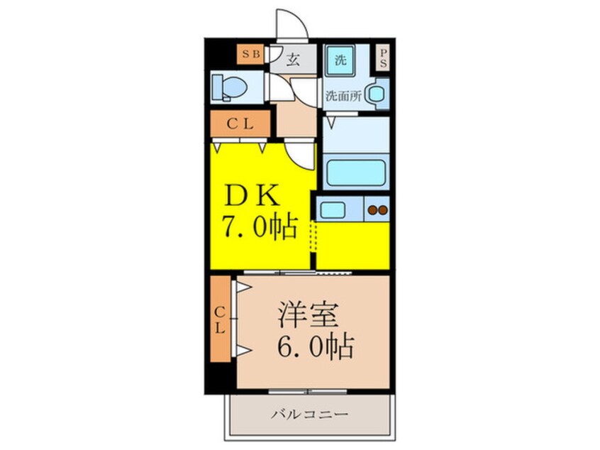 間取図 センタ－ポイント吉志部