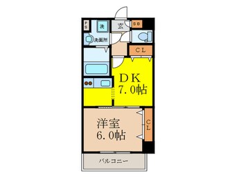 間取図 センタ－ポイント吉志部