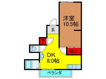 間取図 成田ハイツ