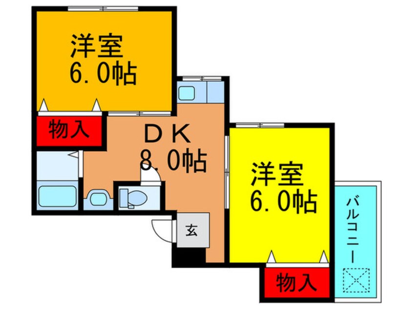 間取図 成田ハイツ