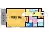 メゾンアベイル 1Kの間取り