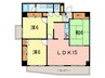 ＡＨコート 3LDKの間取り