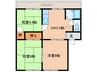 ベルネ－ジュ　アサヒ 3DKの間取り
