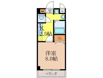 間取図 エバ－ランド江坂・蔵人