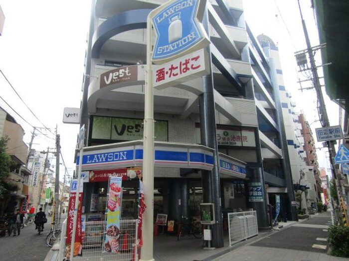 ローソン(コンビニ)まで45m プレアール北田辺Ⅱ
