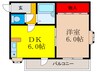 ルミエ－ル大池 1DKの間取り