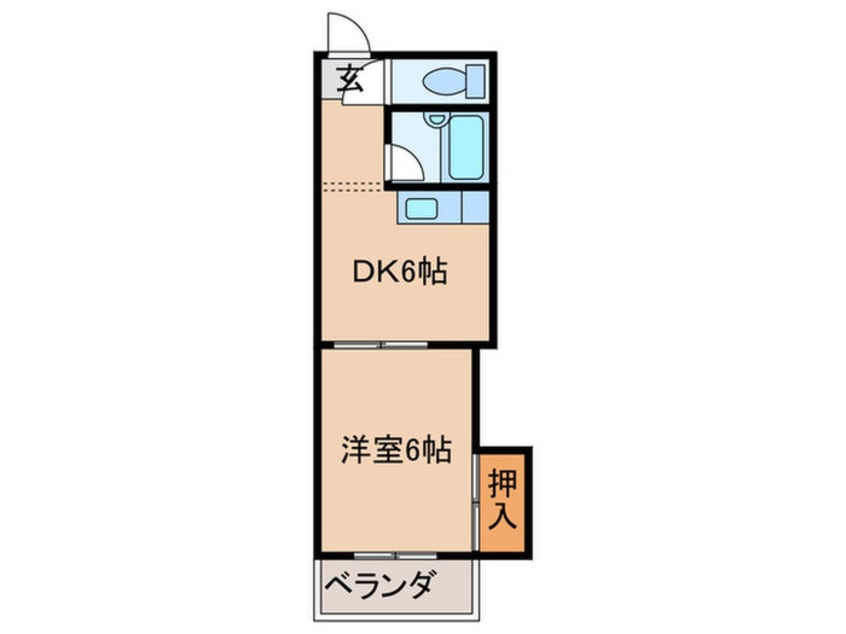 間取図 ハイツソレイユ