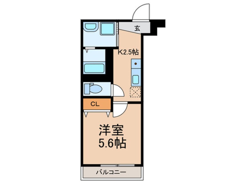 間取図 フジパレス緑橋WEST