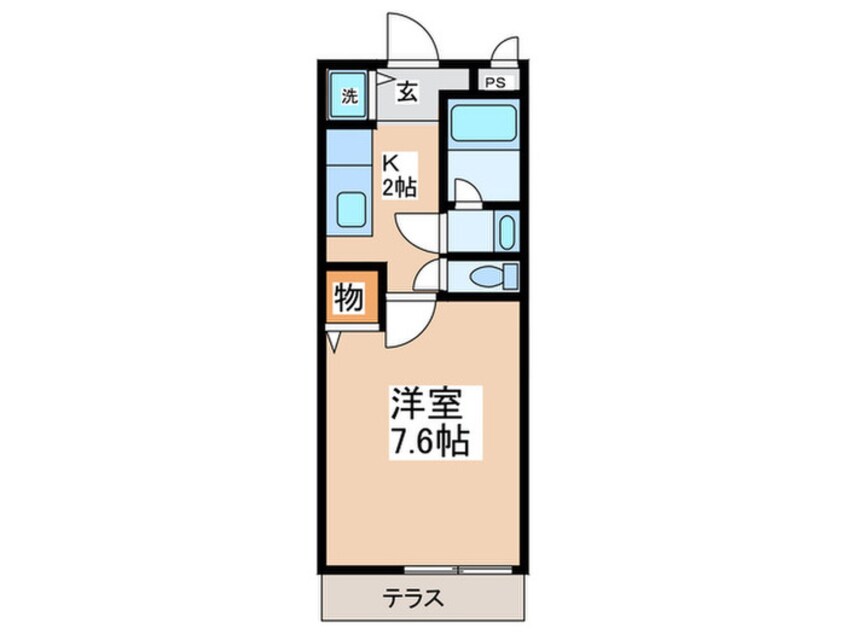 間取図 フィオ－レ桑原