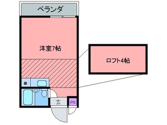 間取図 メゾンサクラ１４