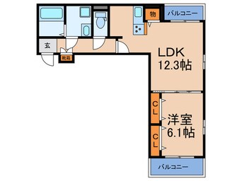 間取図 ミッテ　１号館