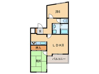 間取図 ベルトピア塩屋Ⅰ