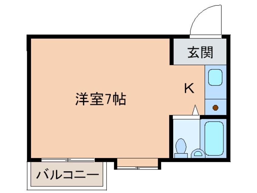 間取図 セレ－ナ土生